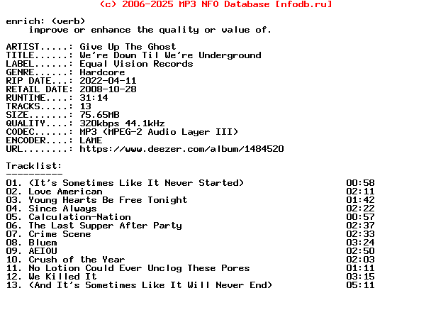 Give_Up_The_Ghost-Were_Down_Til_Were_Underground-WEB-2003