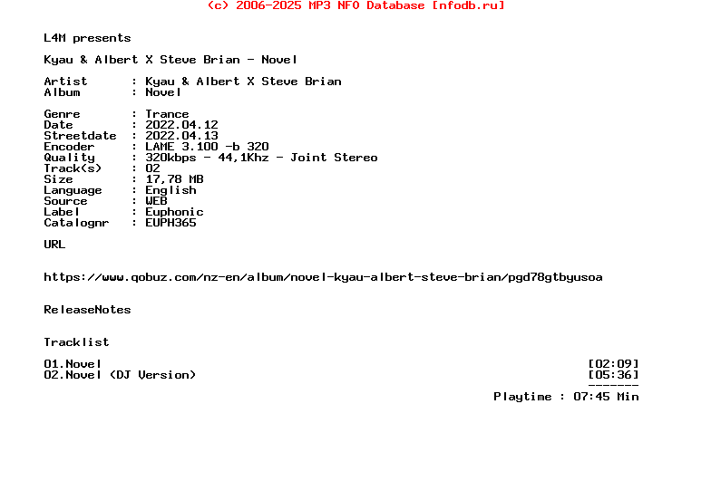 Kyau_And_Albert_X_Steve_Brian_-_Novel-(EUPH365)-WEB-2022