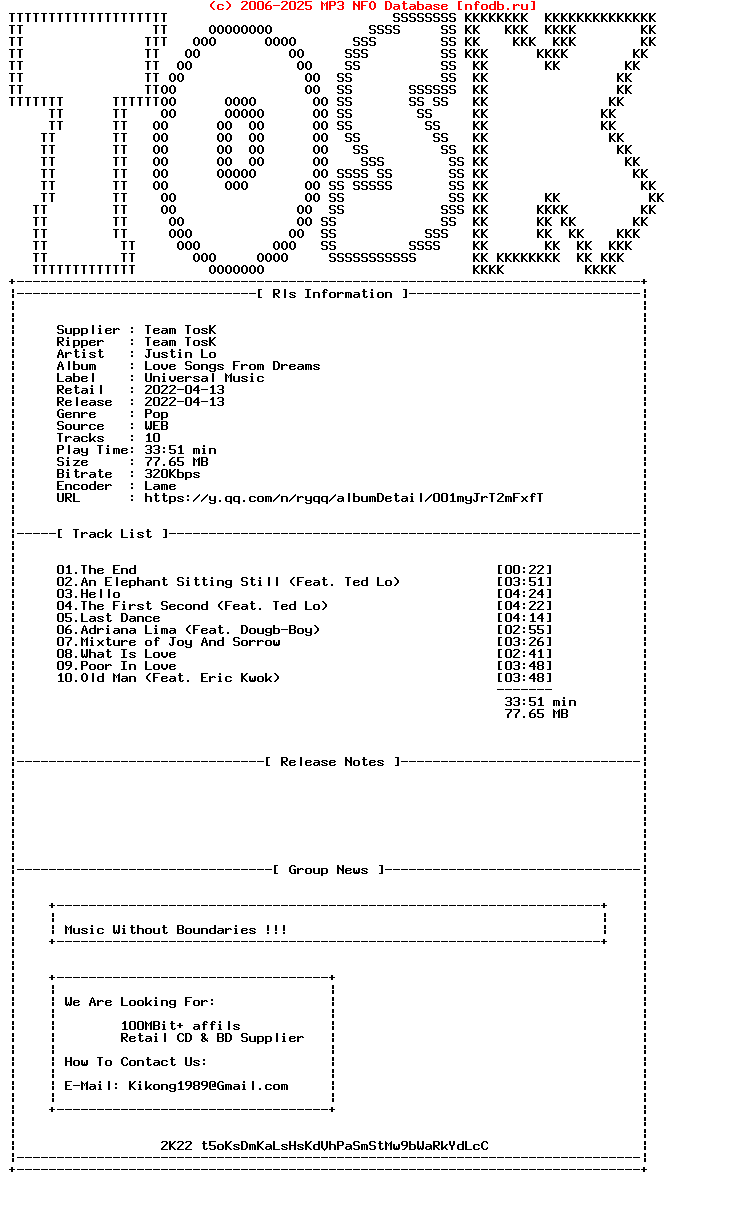 Justin_Lo-Love_Songs_From_Dreams-WEB-Cn-2022