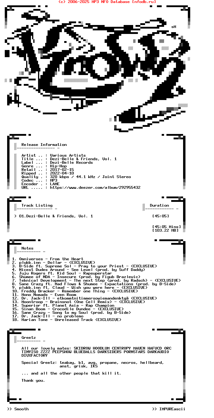 VA-Dezi-Belle_And_Friends_Vol_1-Single-WEB-2017