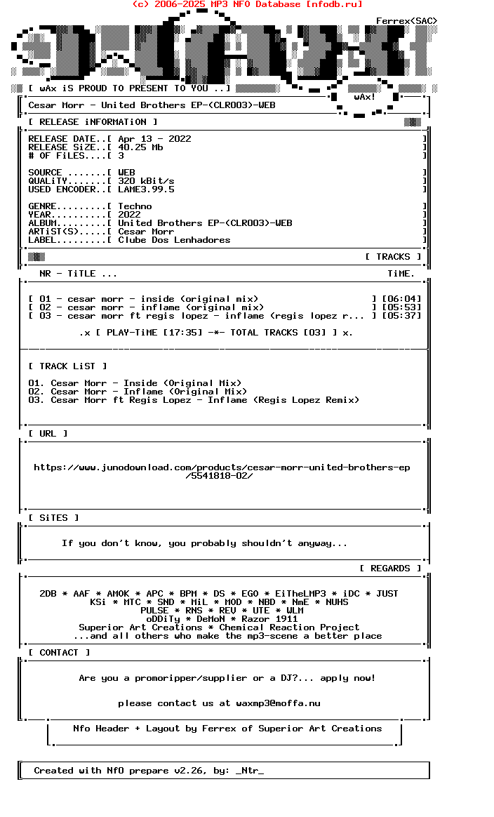 Cesar_Morr-United_Brothers_Ep-(CLR003)-WEB-2022