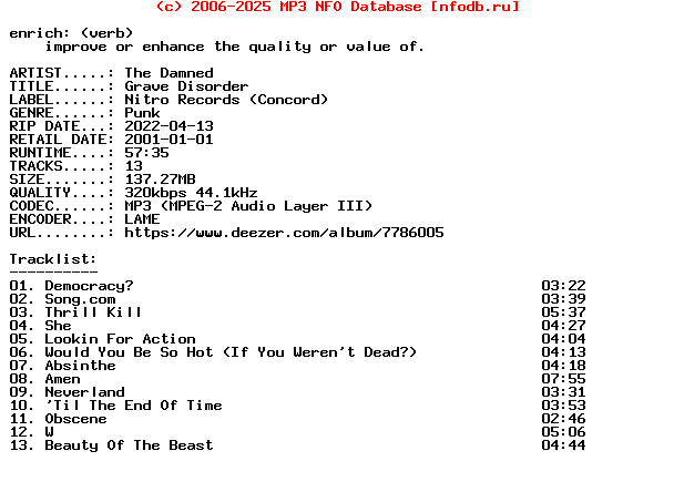The_Damned-Grave_Disorder-WEB-2001