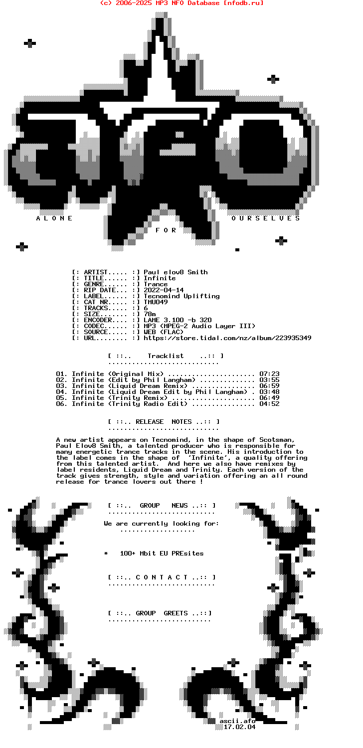 Paul_Elov8_Smith-Infinite-(TMU049)-WEB-2022
