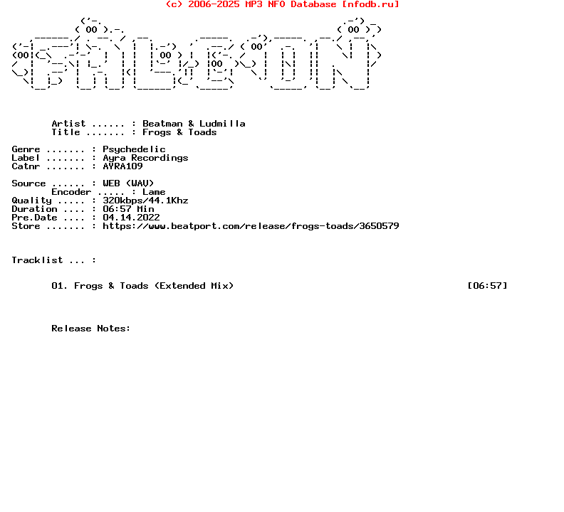 Beatman_And_Ludmilla-Frogs_And_Toads-(AYRA109)-Single-WEB-2022-FALCON