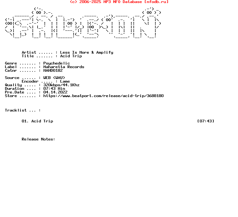 Less_Is_More_And_Amplify-Acid_Trip-(MAHD0182)-Single-WEB-2022-FALCON