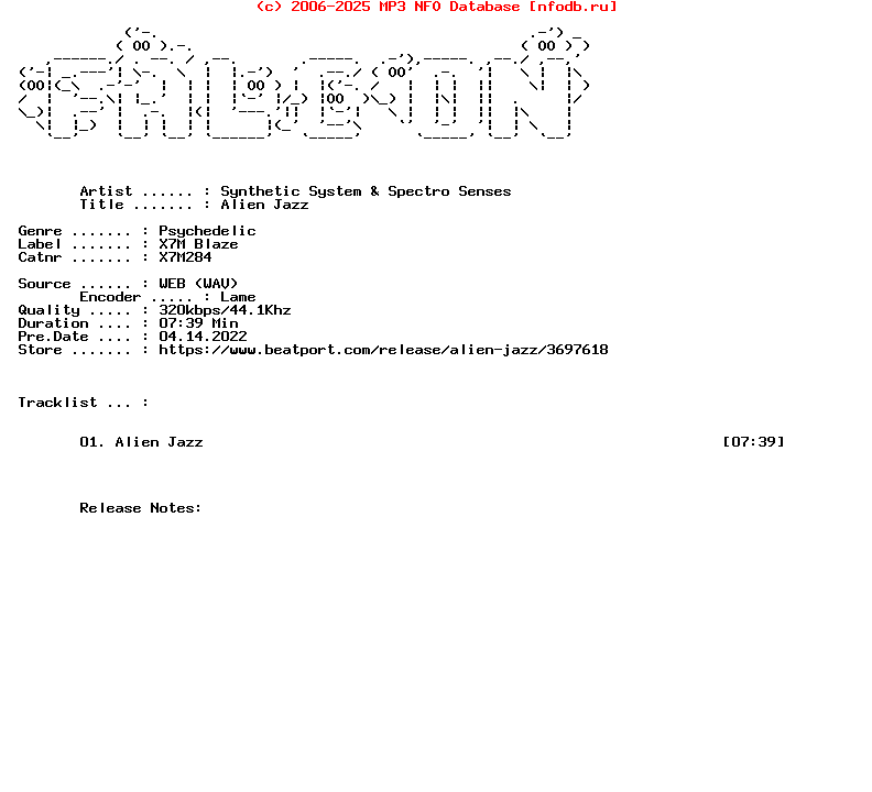 Synthetic_System_And_Spectro_Senses-Alien_Jazz-(X7M284)-Single-WEB-2022-FALCON