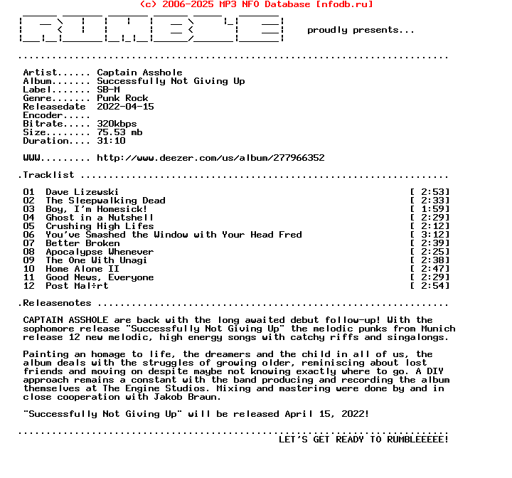 Captain_Asshole-Successfully_Not_Giving_Up-(WEB)-2022