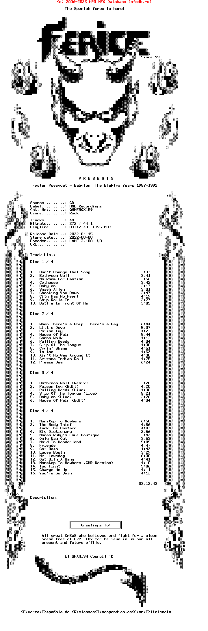 Faster_Pussycat-Babylon__The_Elektra_Years_1987-1992-(QHNEBOX159)-Remastered_Boxset-4CD-2022