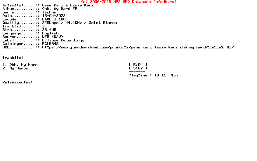 Gene_Karz_And_Lesia_Karz-Ohh_My_Hard_Ep-Eclr348-WEB-2022