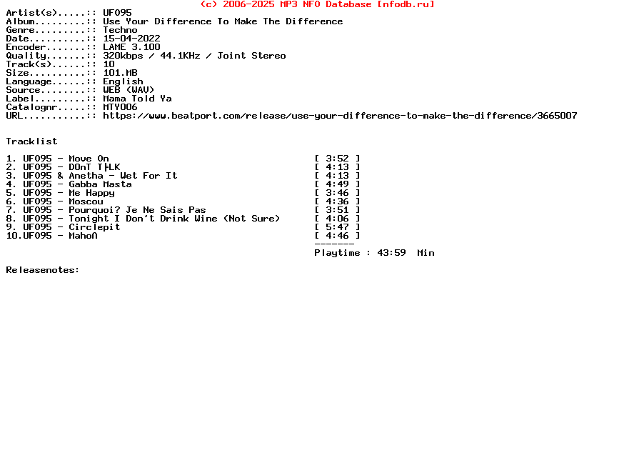 Ufo95-Use_Your_Difference_To_Make_The_Difference-Mty006-WEB-2022