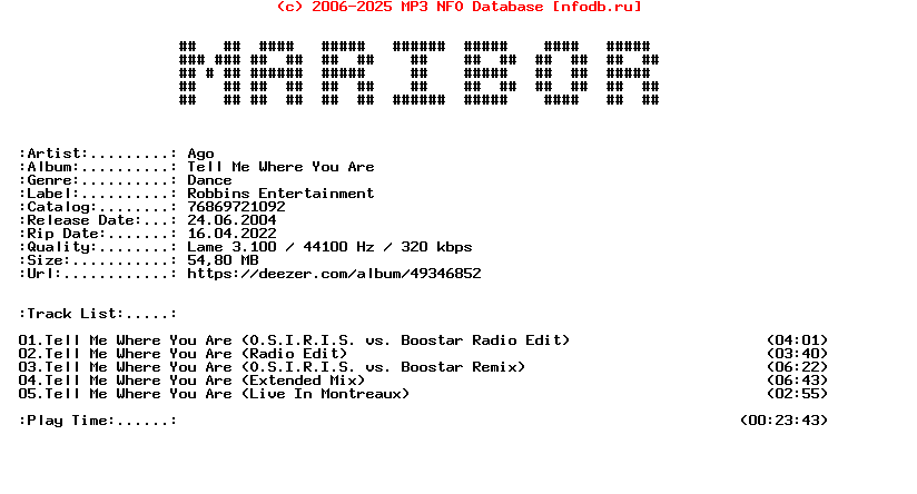 Ago_-_Tell_Me_Where_You_Are-(76869721092)-WEB-2004-Maribor_Int