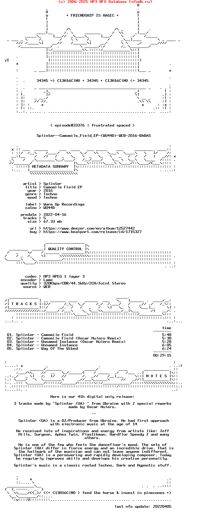Splinter--Camomile_Field_Ep-(WU44D)-WEB-2016-BABAS