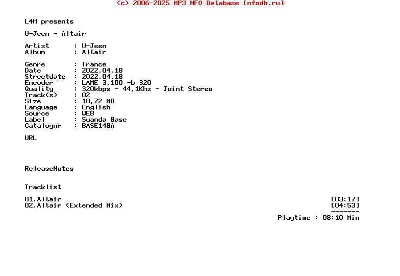 U-Jeen_-_Altair-(BASE148A)-WEB-2022