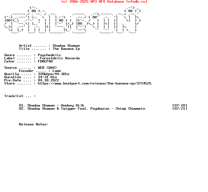 Shadow_Shaman-The_Banana_Ep-(FDREP48)-WEB-2022-FALCON