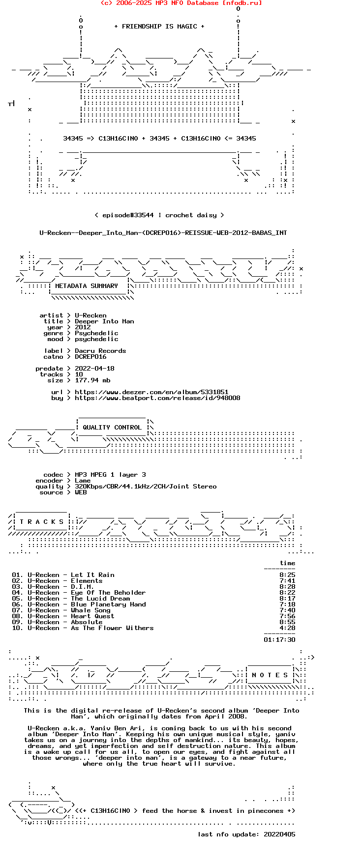 U-Recken--Deeper_Into_Man-(DCREP016)-Reissue-WEB-2012-Babas_Int