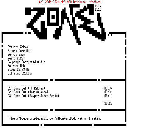Xakra-Come_Out-Enc064D-WEB-2022-Z0Ne