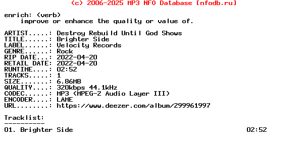 Destroy_Rebuild_Until_God_Shows-Brighter_Side-Single-WEB-2022