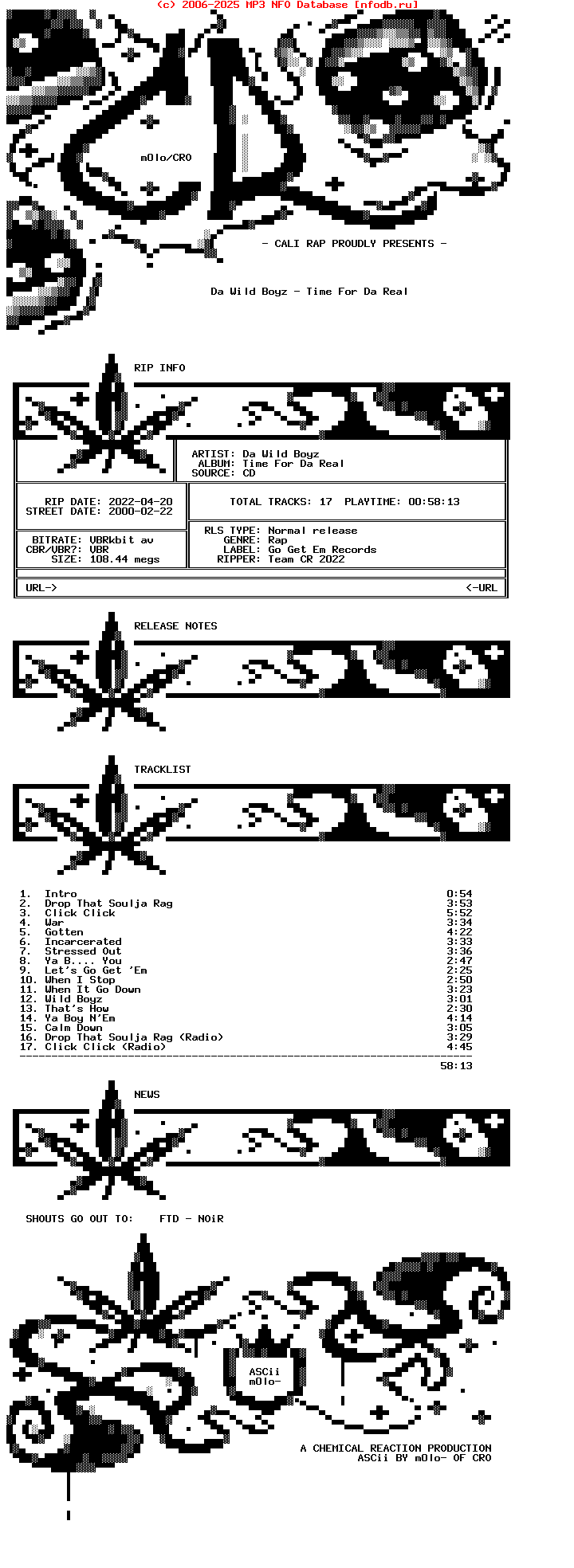 Da_Wild_Boyz-Time_For_Da_Real-2000