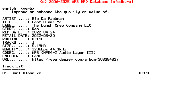 Bfb_Da_Packman-Cant_Blame_Ye-Single-WEB-2022