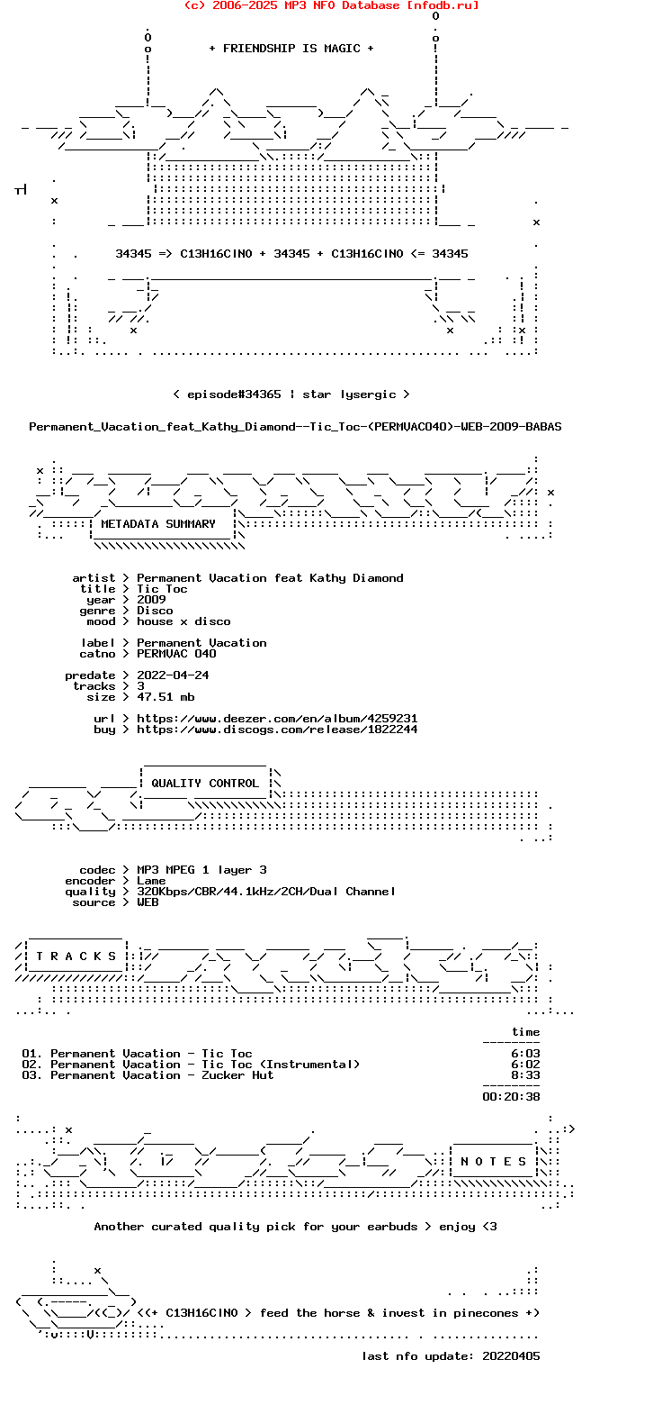 Permanent_Vacation_Feat_Kathy_Diamond--Tic_Toc-(PERMVAC040)-WEB-2009-BABAS