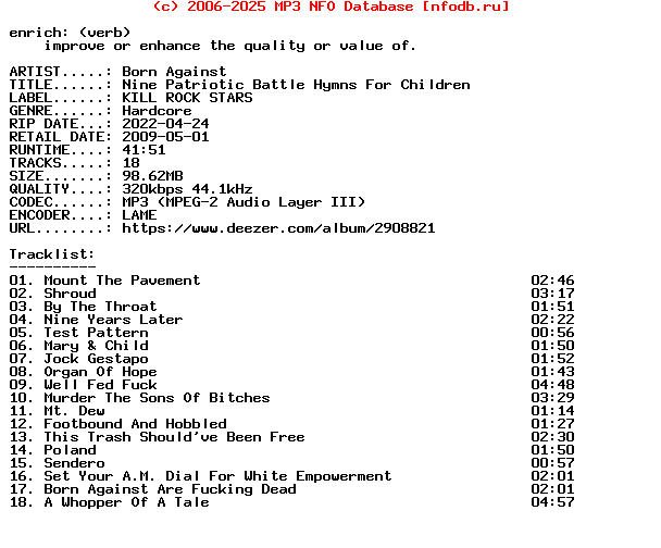 Born_Against-Nine_Patriotic_Battle_Hymns_For_Children-Reissue-WEB-2003