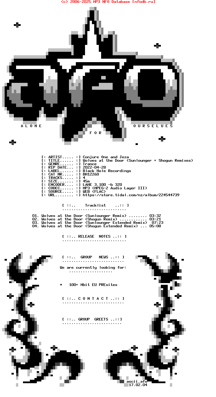Conjure_One_And_Jeza-Wolves_At_The_Door_(SUNLOUNGER__SHOGUN_REMIXES)-(BH12260)-WEB-2022