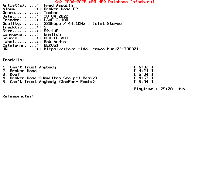 Fred_Asquith-Broken_Nose_Ep-Bek051-WEB-2022