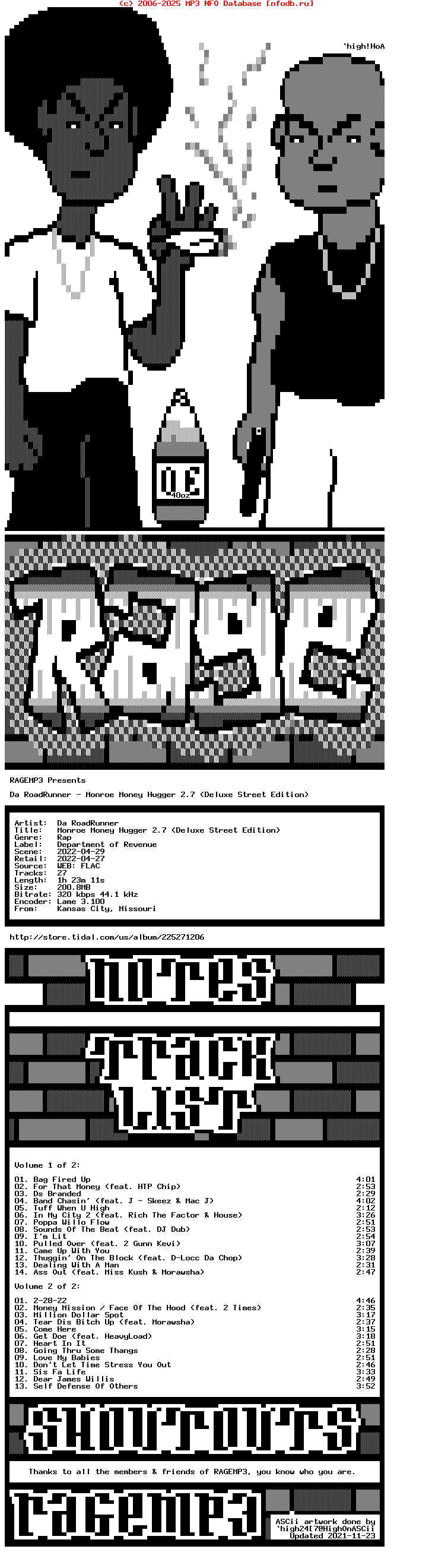 Da_Roadrunner-Monroe_Money_Hugger_2.7_(DELUXE_STREET_EDITION)-Double_Album-WEB-2022