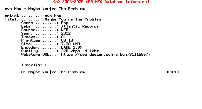 Ava_Max_-_Maybe_Youre_The_Problem-Single-WEB-2022