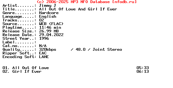 Jimmy_J-All_Out_Of_Love_And_Girl_If_Ever-WEB-1996-XTC