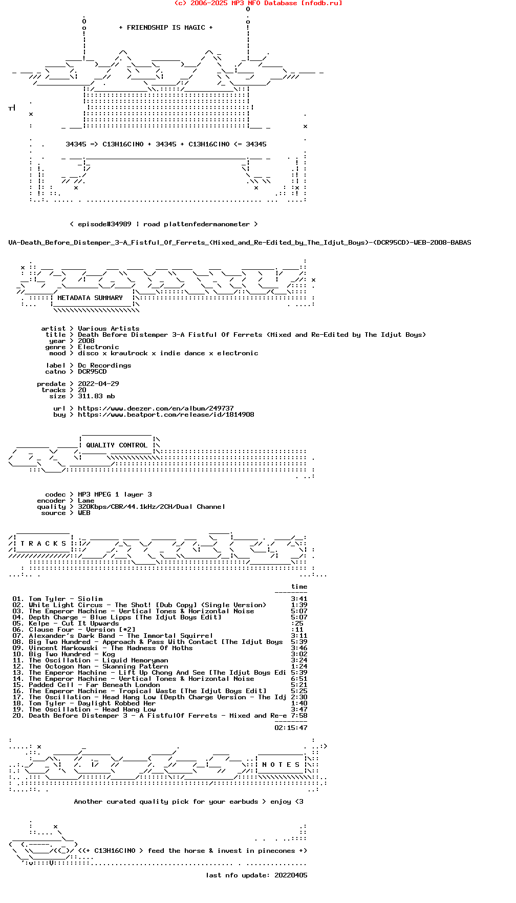 VA-Death_Before_Distemper_3-A_Fistful_Of_Ferrets_(MIXED_AND_RE-EDITED_BY_THE_IDJUT_BOYS)-(DCR95CD)-WEB-2008-BABAS