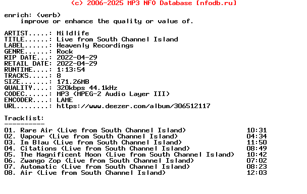 Mildlife-Live_From_South_Channel_Island-WEB-2022