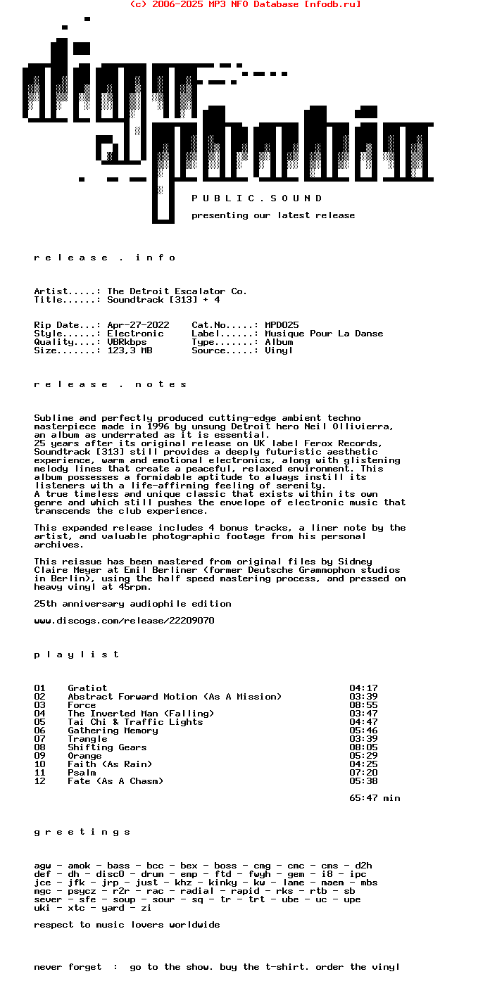 The_Detroit_Escalator_Co.-Soundtrack_(313)_Plus_4-(MPD025)-Remastered_Lp-2022-DPS