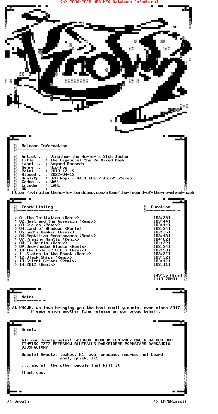 Vingthor_The_Hurler_X_Sick_Jacken-The_Legend_Of_The_Re-Mixed_Mask-WEB-2013