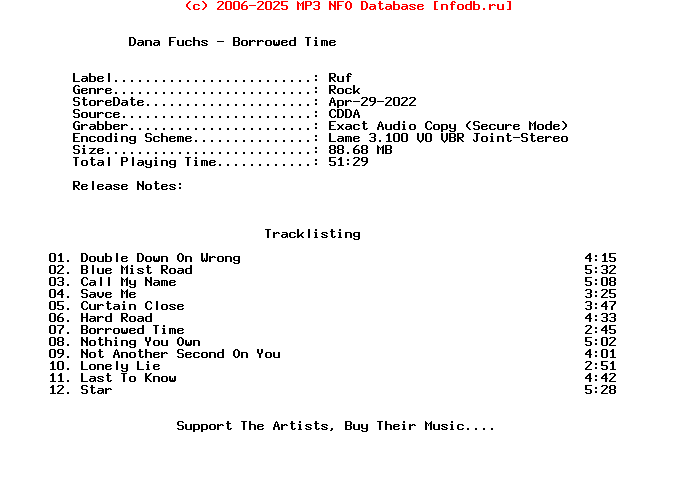 Dana_Fuchs-Borrowed_Time-2022