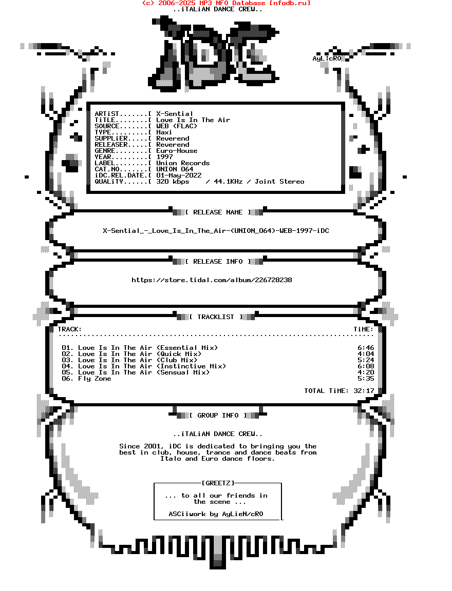 X-Sential_-_Love_Is_In_The_Air-(UNION_064)-WEB-1997-iDC