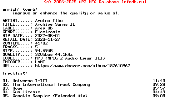 Arsine_Tibe-Archive_Songs_Ii-WEB-2020