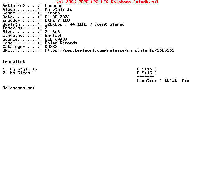 Lechner-My_Style_Is-Dm333-WEB-2022