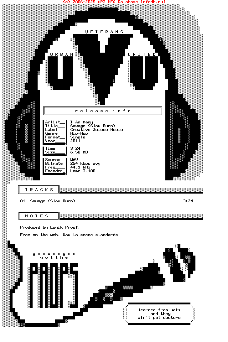 I_Am_Many-Savage_(SLOW_BURN)-Single-WEB-2011-Uvu