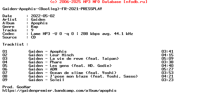 Gaiden-Apophis-(BOOTLEG)-FR-2021