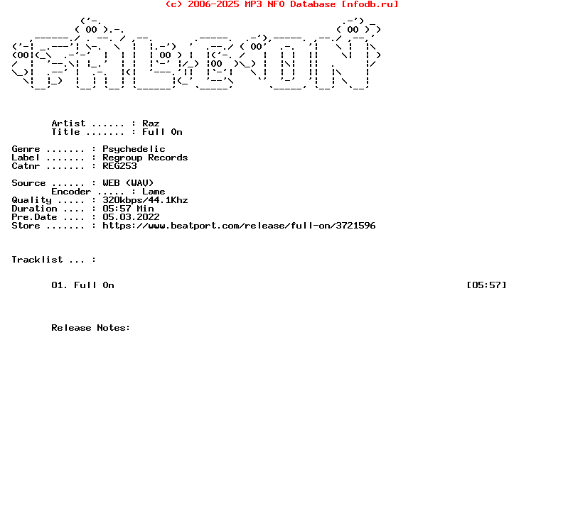 Raz-Full_On-(REG253)-Single-WEB-2022-FALCON