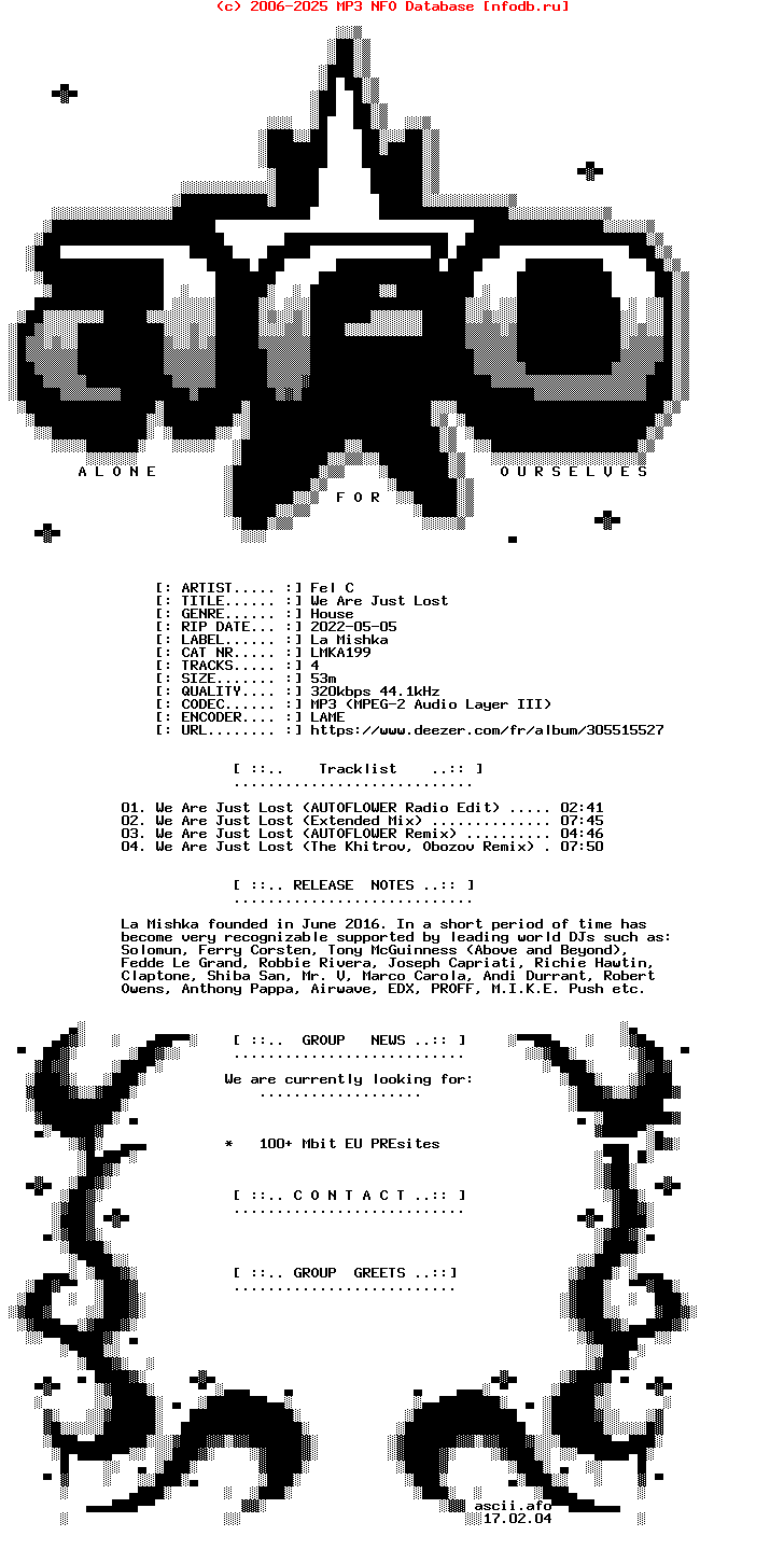 Fel_C-We_Are_Just_Lost-(LMKA199)-WEB-2022
