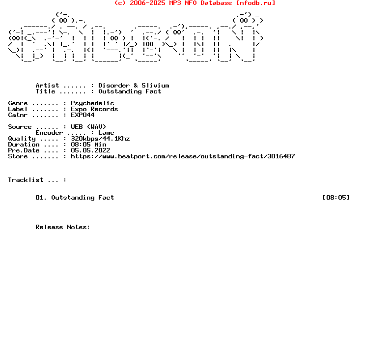 Disorder_And_Slivium-Outstanding_Fact-(EXP044)-Single-WEB-2020-FALCON