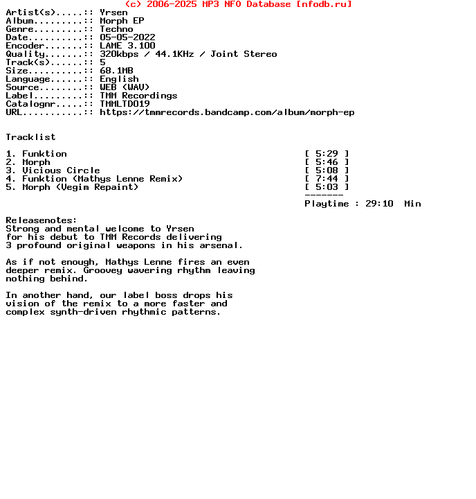 Yrsen-Morph_Ep-Tmmltd019-WEB-2022