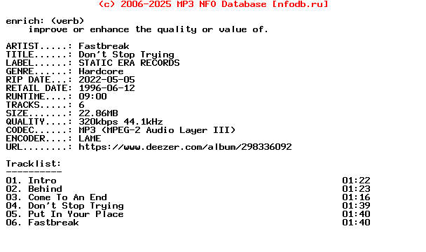 Fastbreak-Dont_Stop_Trying-EP-WEB-1996