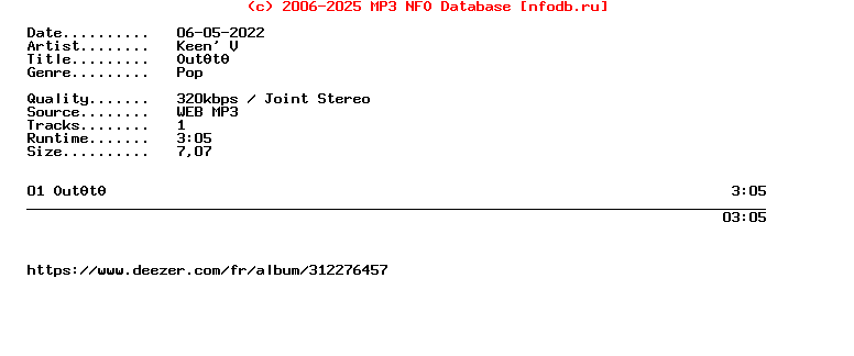 Keen_V-Outete-Single-WEB-FR-2022