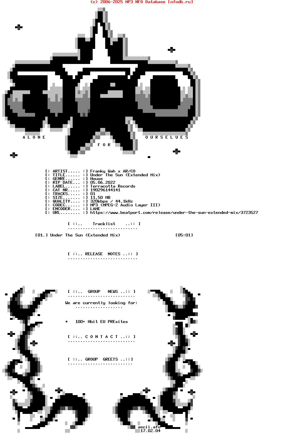 Franky_Wah_X_Arco-Under_The_Sun_(EXTENDED_MIX)-(190296144141)-WEB-2022