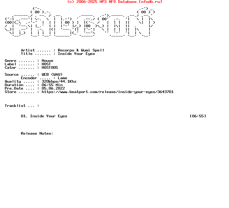 Recorpo_And_Wumi_Spell-Inside_Your_Eyes-(HOST005)-Single-WEB-2022-FALCON