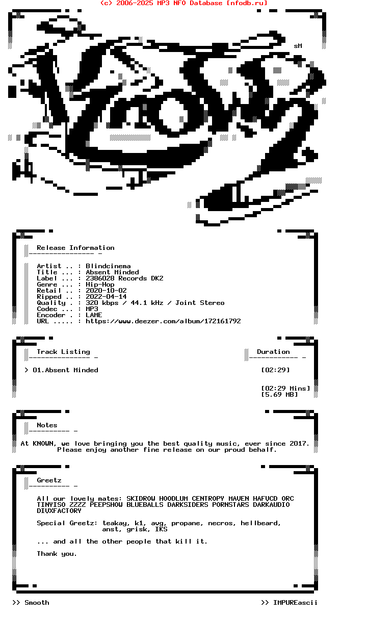 Blindcinema-Absent_Minded-Single-WEB-2020