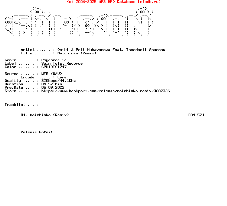 Omiki_And_Poli_Hubavenska_Feat._Theodosii_Spassov-Maichinko_Remix-(SPN1DIGI747)-Single-WEB-2022-FALCON
